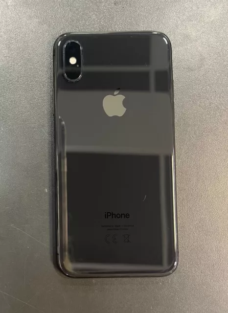 Chasis Trasero Para Apple IPHONE X Original Color Negro Estado Desmontaje,