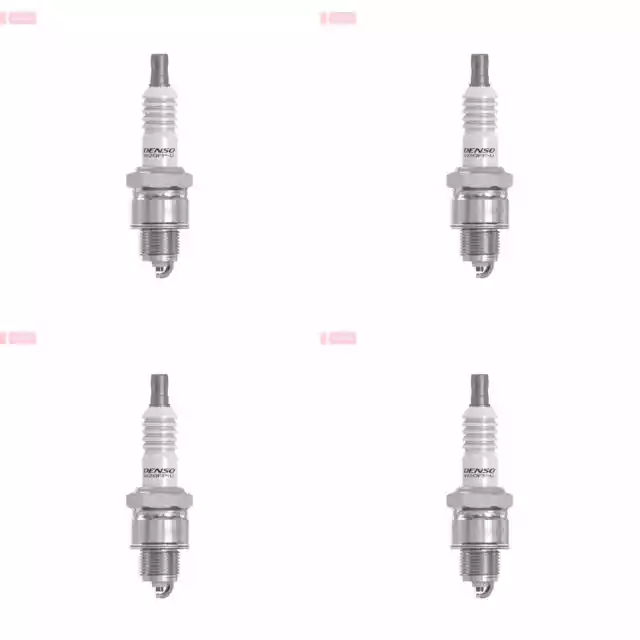 4x DENSO NICKEL ZÜNDKERZEN W20FPU passend für 4-ZYLINDER CITROËN CX FIAT 126