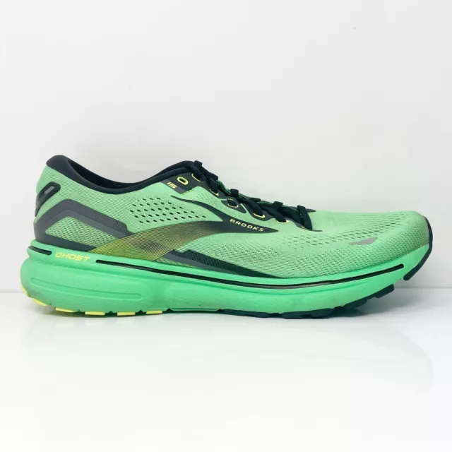 Brooks Mens Ghost 15 1103931D360 Green Running Shoes Sneakers Size 10 D