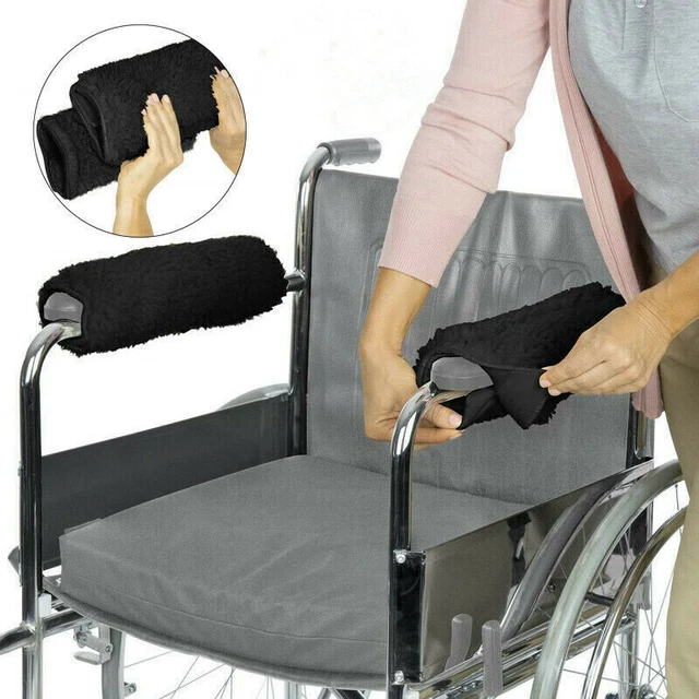 1 par de almohadillas de cojín de espuma viscoelástica para silla de ruedas soporte suave EE. UU.