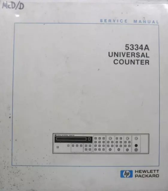 5334A Universal Counter - Service Manual