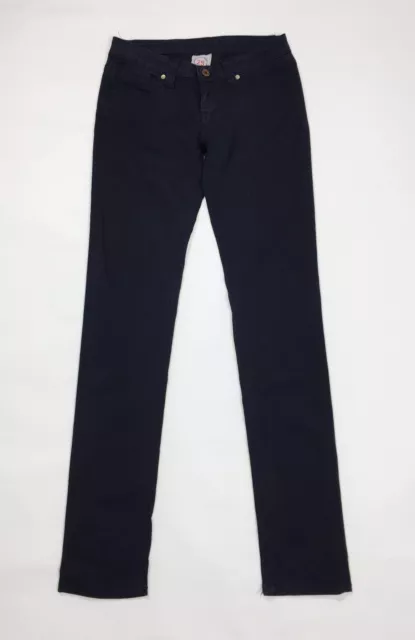 jeans donna usato skinny stretch  aderenti S W28 tg 41 blu vita bassa sexy T3478
