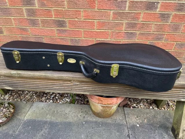 VINTAGE ACOUSTIC GUITAR Case 1950s 60s Poss Geib Not Sure Made