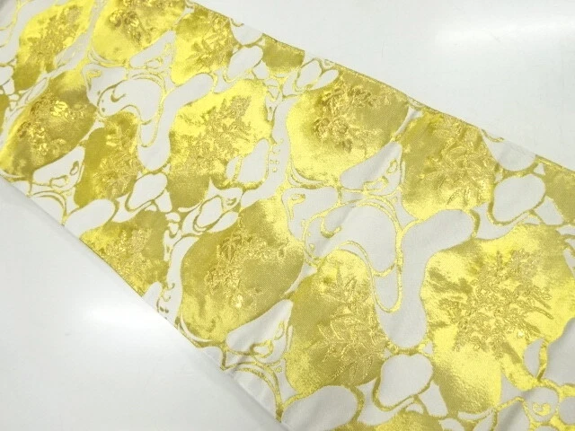 45252# Japanese Kimono / Obi For Dance / Floral Plants