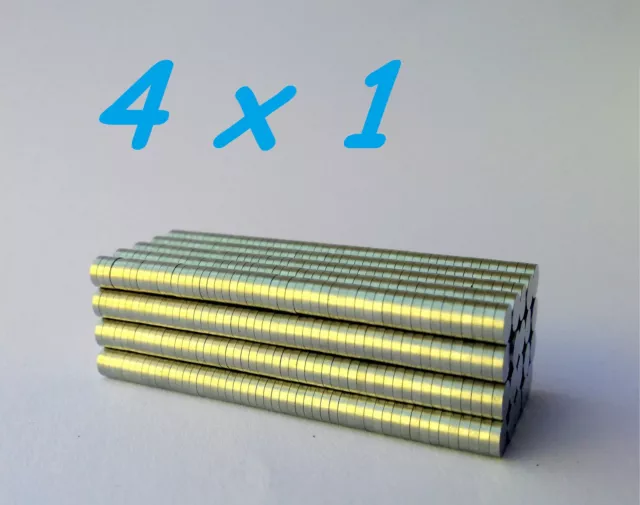 30 Magneti Neodimio 4X1 Mm Calamita Potente Fimo Ceramica Magnete Calamite