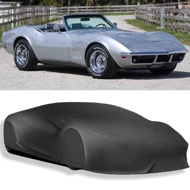 Für Chevrolet Corvette C3 Rot Italienische Leder Lenkrad Abdeckung 1967