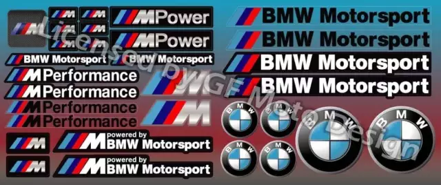 BMW Motorsport M Power 53 Aufkleber Stickers Set Performance 3 5 7 series M5 105