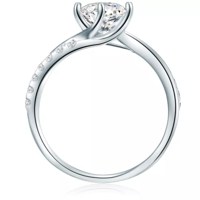 Trilani Damen Ring Sterling Silber Zirkonia 2