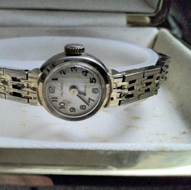 HERMES Antique Genuine Art Deco Swiss Ladies Cocktail Watch 