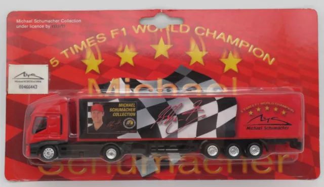 Grell Ho 1/87 Camion Truck Iveco Stralis Michael Schumacher 5 F1 World Champion