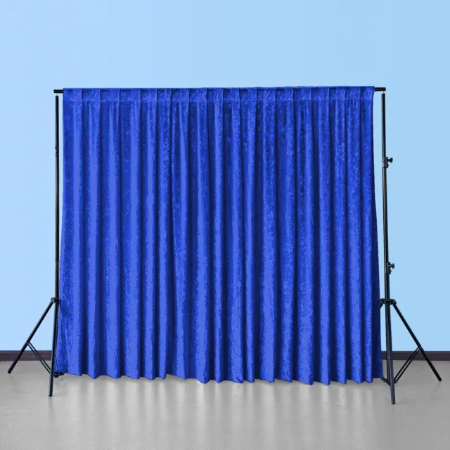 3X3M 4X1M Crushed Velvet Backdrop Cloth Background Fabric Wedding Curtain Drape