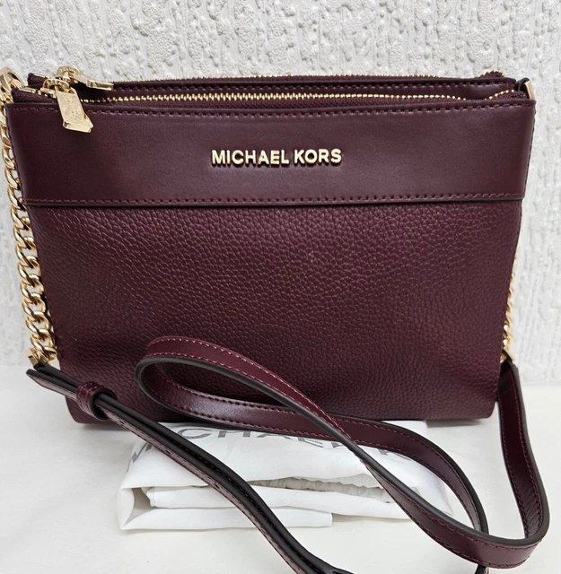 Oxblood michael kors purse store