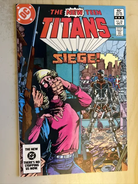 1983 DC Comics The New Teen Titans 35 1st Cameo Vigilante George Perez