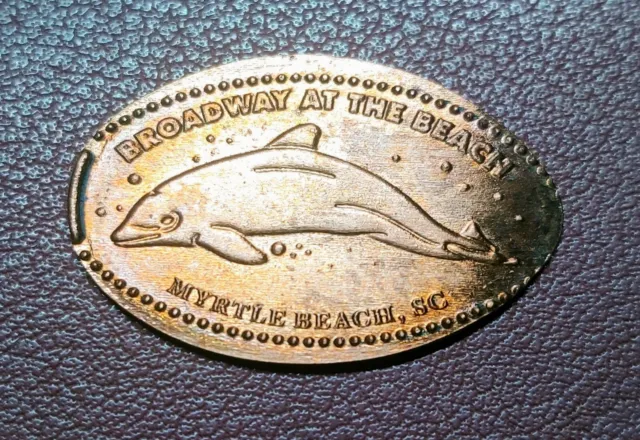 Broadway at the Beach Myrtle Beach SC Elongated Pressed Zinc Penny