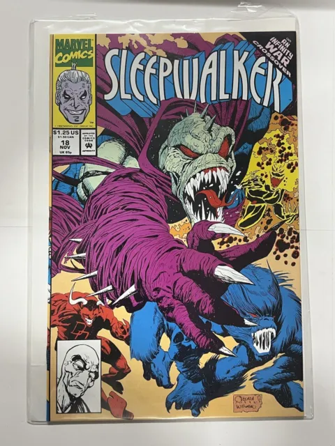 Sleepwalker #18 Marvel Comics (1992) VF/NM Infinity War 1st Print Comic Book I C