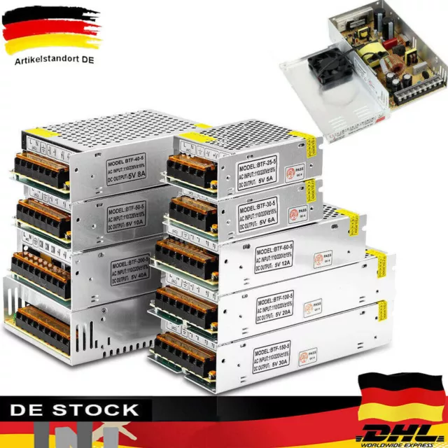 DC SCHALTNETZTEIL 12V 8.5/10/15/20/25/30A Netzteil Adapter Power  Transformator EUR 16,99 - PicClick DE
