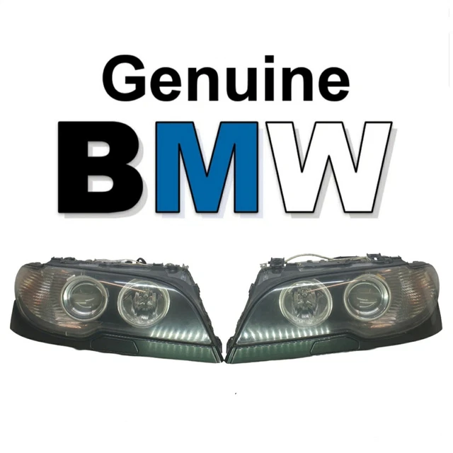 GENUINE BMW E46 Coupe Halogen Headlights Facelift Model and Trim ...