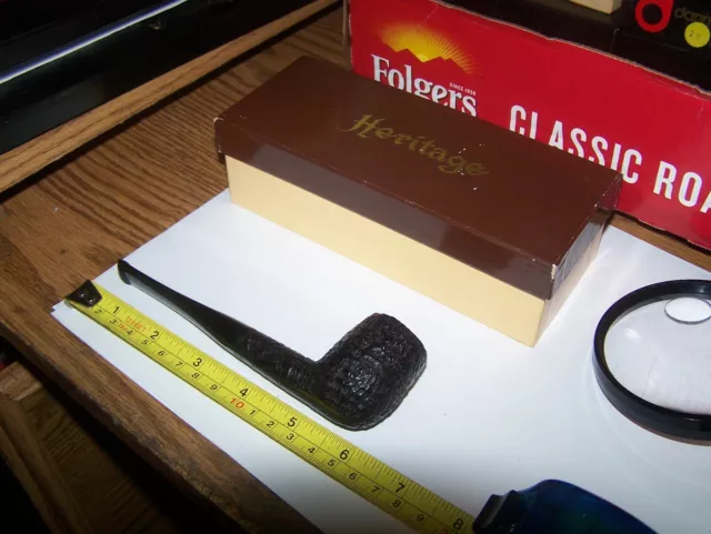 Heritage Antique Pipe Unsmoked Nib Billiard 22 Kaywoodie Top Shelf Briar 1960'S Heritage Antique Pipe Unsmoked Nib Billiard 22 Kaywoodie Top Shelf Briar 1960'S