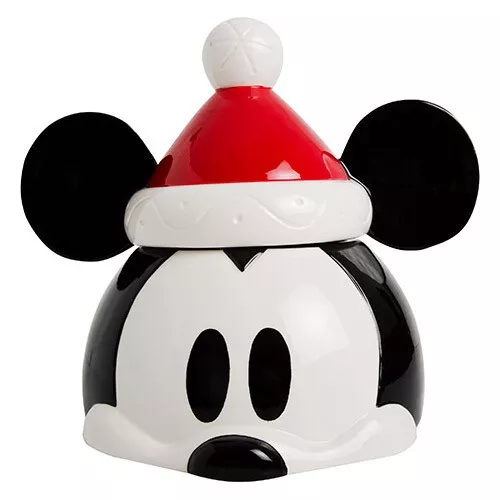 Disney Mickey Mouse Cartoon Molded Head Cookie Jar Man Cave Christmas Gift