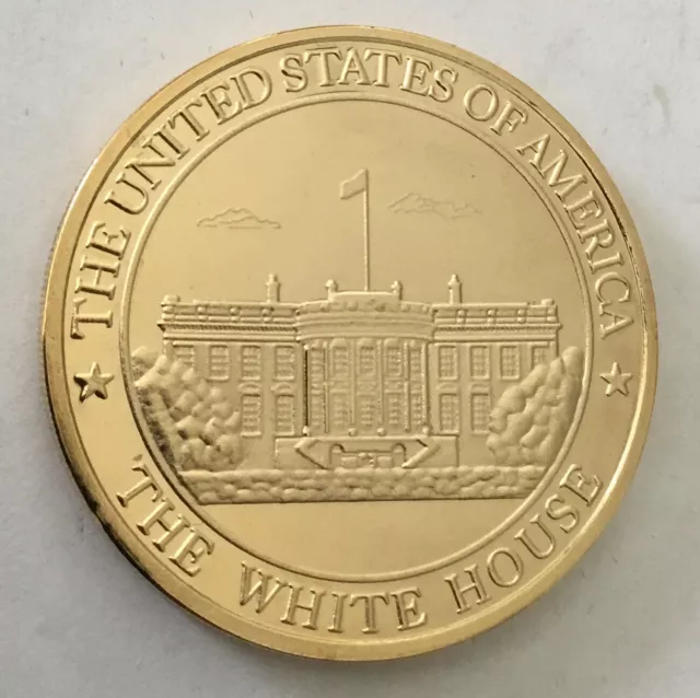 United States Of America The White House Washington DC President Seal Coin Medal