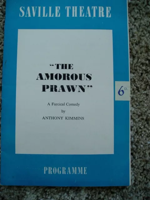 'The Amorous Prawn' Theatre Programme c1960s Saville Theatre