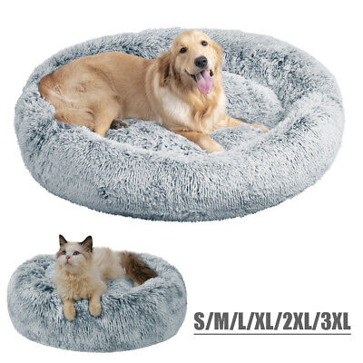 Super Soft Luxury Plush Dog Bed Small Extra Large Anxiety Relief Pet Cuddler Bed