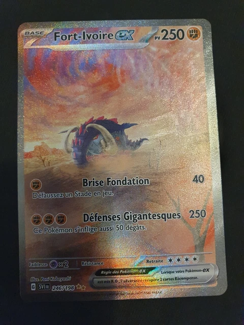 Carte Pokemon Fort-Ivoire ALTERNATIVE 246/198 Ecarlate&Violet