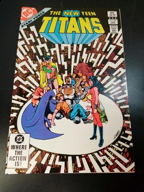 NEW TEEN TITANS #27 Comic Book SPEEDY RAVEN  ATARI FORCE PREVIEW 1983 VF