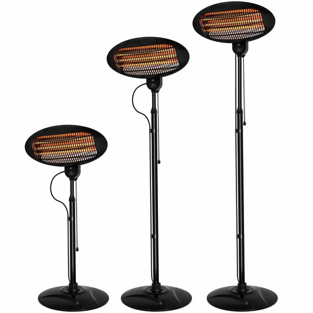 KESSER® Infrarot Heizstrahler 2in1 Standheizer Wandheizstrahler Terrassenheizung 5