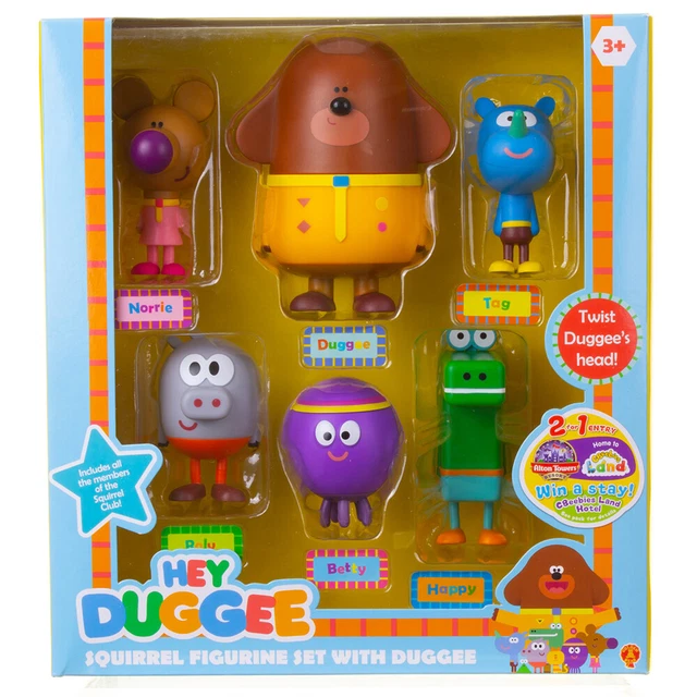 HEY DUGGEE SQUIRREL Figure Set with Duggee & Friends £18.99 - PicClick UK