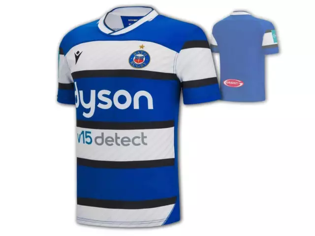 Bath Rugby Maillot 22 23 Macron Union Chemise Angleterre Jersey M L XL XXL 3XL