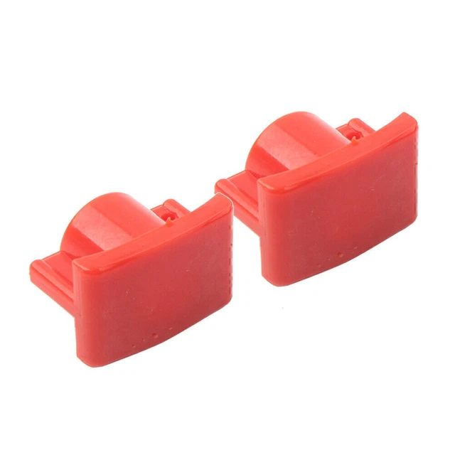 2 X Tendicatena a Camme Idraulica Nylon Pad per Harley Big Twin 2007-2017 Rosso