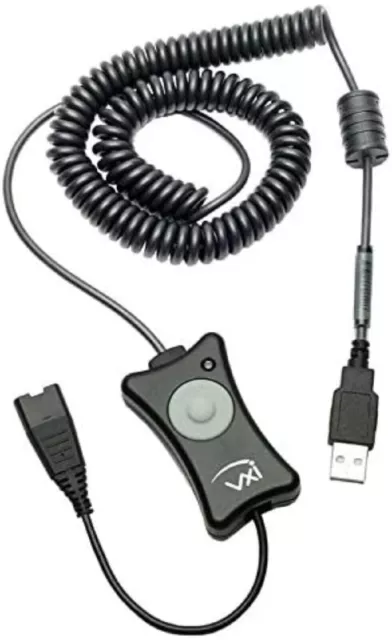 VXi X100-P USB Adapter Compatible with VXi P-series or Plantronics Headsets