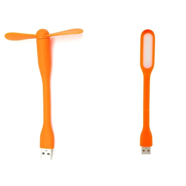 Multifunctional USB Mini Desktop Mini Fan with Universal USB Light Energy-Spl