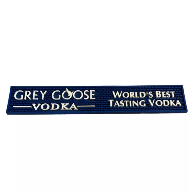 Grey Goose Vodka Bar Mat Man Cave Drink The Worlds Best Tasting Series 20" x 3"