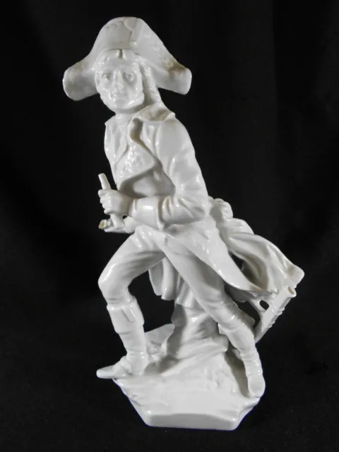 ( 03 ) Statuette Figurine Empereur Napoleon Bonaparte En Porcelaine Capodimonte