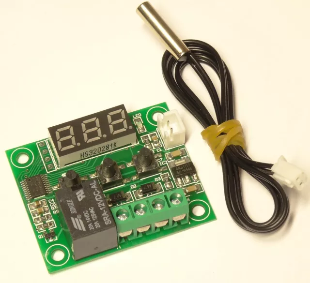 Thermostat Temperaturregler Sensor und Modul 12V W1209 LED Anzeige e07