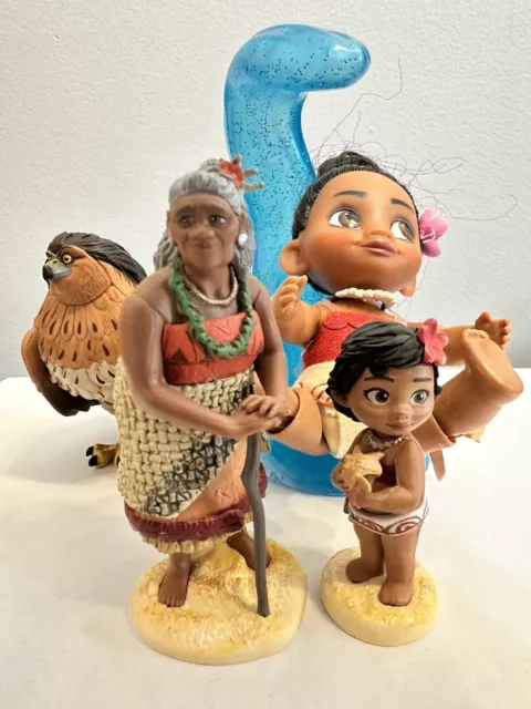 Disney Store Animators Collection Moana & Pua + Other Moana Character Figures