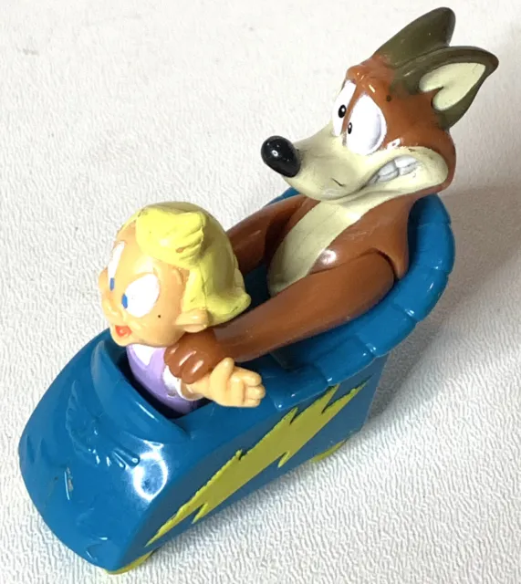 McDonalds 1993 Animaniacs Mindy & Buttons Wild Ride Warner Bors Happy Meal Toy
