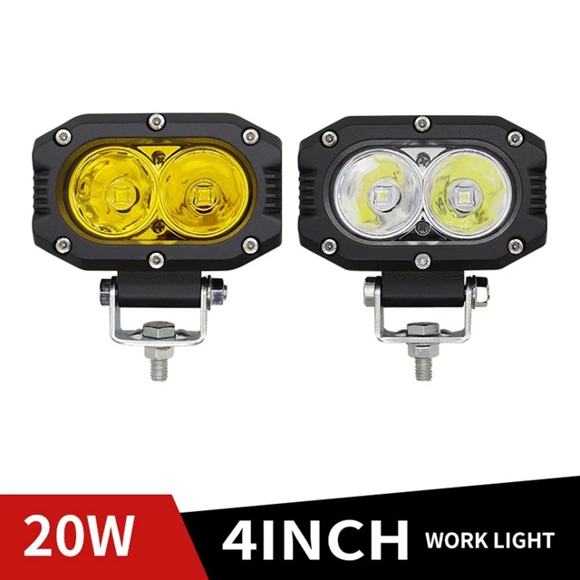 For Fuoristrada Camion Atv Utv Lavoro Luce Barra Nebbia Lampada Impermeabile Dc