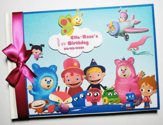 Baby TV personalizzato libro degli ospiti compleanno, album TV bambino, regalo di compleanno