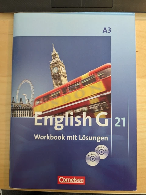 ENGLISH G21 A3 Workbook mit Lösungen (Cornelsen) +++ WIE NEU EUR 8,99
