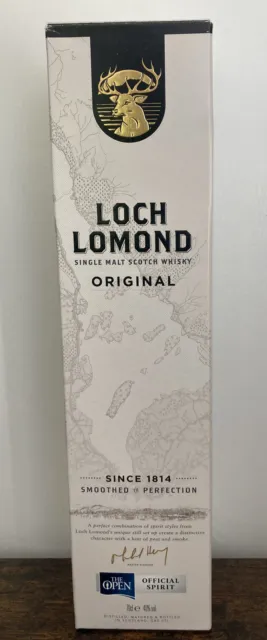 Loch Lomond Original Single Malt Whisky Empty Bottle And Box - 70cl