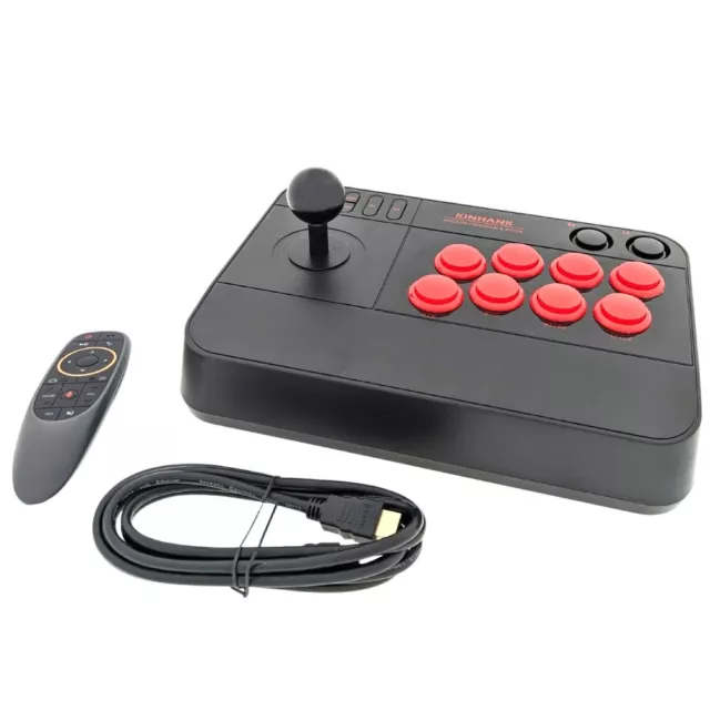 Kinhank Súper Consola X Arcade Stick Palanca de Control Juegos para PS3 TV Box