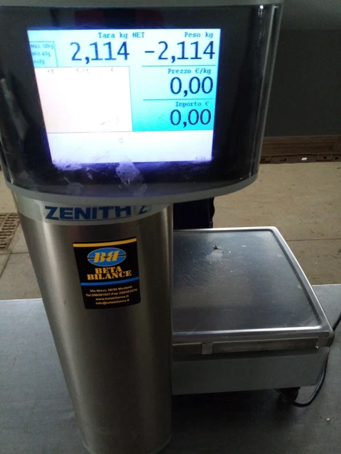 Bilancia etichettatrice zenith equa 5000