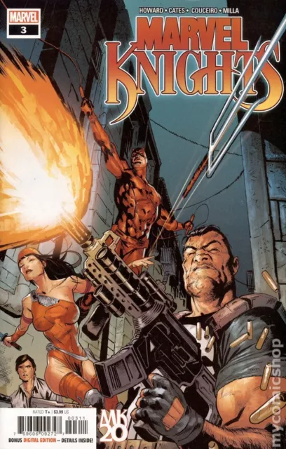 Marvel Knights 20th #3A Shaw VG 2019 Stock Image Low Grade