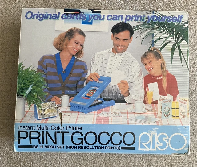 Juego de impresión de malla alta estampado de arroz Gocco B6 fabricante de tarjetas