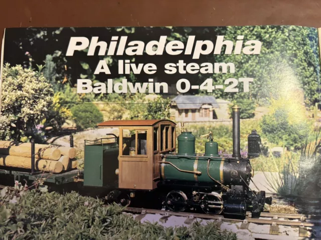 Baldwin  O-4-2 T Live Steam Loco Plans G45.