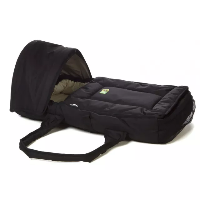 Vee Bee Black Walkabout Infant/Baby/Newborn Cocoon Bassinet/Carrier/Portable