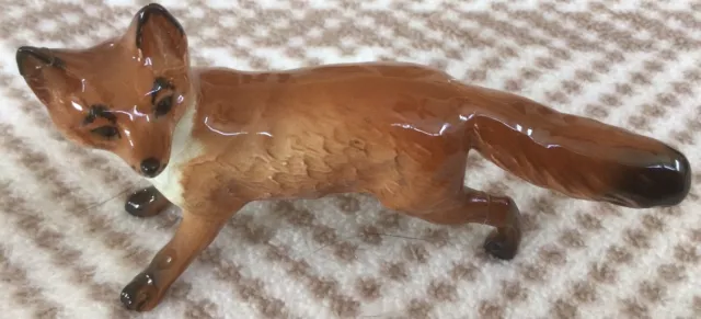 Small Beswick Red Fox Figure As Is